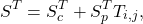 \begin{equation*} S^T = S^T_c + S^T_p T_{i,j}, \end{equation*}